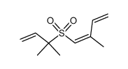 (Z)-2-methyl-1-((2-methylbut-3-en-2-yl)sulfonyl)buta-1,3-diene结构式