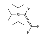 (1-bromo-3,3-difluoropropa-1,2-dienyl)-tri(propan-2-yl)silane Structure