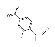 3-methyl-4-(2-oxoazetidin-1-yl)benzoic acid结构式