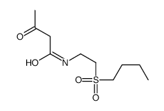 N-(2-butylsulfonylethyl)-3-oxobutanamide结构式