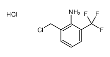 2-(chloromethyl)-6-(trifluoromethyl)aniline,hydrochloride结构式