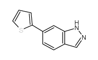 6-噻吩-2-基-1H-吲唑结构式