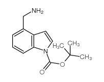 4-氨基甲基碘-1-羧酸叔丁酯结构式