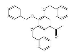 1-[3,4,5-tris(phenylmethoxy)phenyl]ethanone Structure