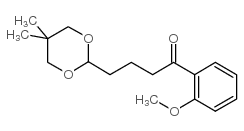 4-(5,5-DIMETHYL-1,3-DIOXAN-2-YL)-2'-METHOXYBUTYROPHENONE结构式