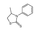 4-methyl-3-phenyl-1,3-thiazolidine-2-thione结构式