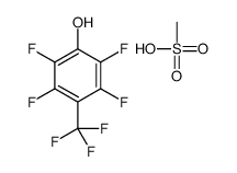 methanesulfonic acid,2,3,5,6-tetrafluoro-4-(trifluoromethyl)phenol Structure