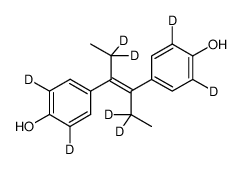 Diethylstilbestrol-d8 Structure