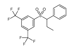 Benzene, 1-[(1-phenylpropyl)sulfonyl]-3,5-bis(trifluoromethyl) Structure