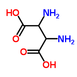 DL-2,3-二氨基琥珀酸结构式