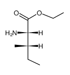 ethyl L-isoleucinate结构式