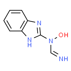 Methanimidamide, N-1H-benzimidazol-2-yl-N-hydroxy- (9CI)结构式