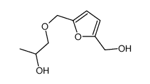 5-[(2-hydroxypropoxy)methyl]furan-2-methanol结构式