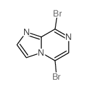 5,8-二溴咪唑并[1,2-a]吡嗪结构式