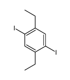 1,4-二乙基-2,5-二碘苯结构式