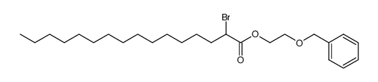 2-(benzyloxy)ethyl 2-bromohexadecanoate Structure