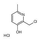 2-(氯甲基)-6-甲基吡啶-3-醇盐酸盐结构式