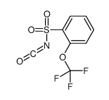 2-(三氟甲氧基)苯磺酰异氰酸酯结构式