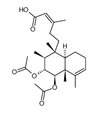 6α,7β-diacetoxy-13-Z-kolavenic acid结构式