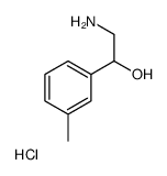 2-氨基-1-(间甲苯)乙醇盐酸盐结构式