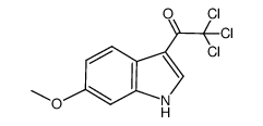 6-methoxy-3-trichloroacetylindole Structure