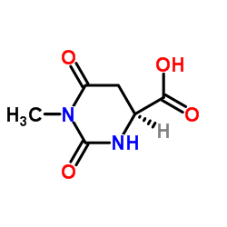 1-甲基-L-4,5-二氢乳清酸结构式