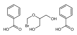 benzoic acid,2-(bromomethoxy)propane-1,3-diol Structure