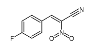 3-(4-fluorophenyl)-2-nitroprop-2-enenitrile结构式