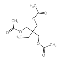 1,3-Propanediol,2-[(acetyloxy)methyl]-2-ethyl-, 1,3-diacetate structure