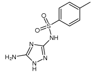 N-(5-amino-1H-[1,2,4]triazol-3-yl)-4-methylbenzenesulfonamide Structure