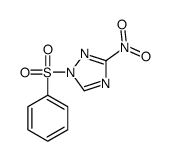 1-(benzenesulfonyl)-3-nitro-1,2,4-triazole结构式