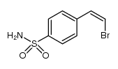 (Z)-4-(2-bromovinyl)benzenesulfonamide结构式