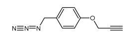 1-(azidomethyl)-4-(prop-2-yn-1-yloxy)benzene结构式