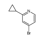 4-溴-2-环丙基-吡啶结构式