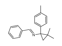 N-(benzylidene)-2,2-dimethyl-1-(4-methyl)phenylcyclopropylamine结构式
