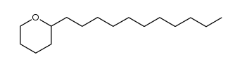 1-undecanyl tetrahydro-pyran结构式