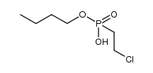 2-chloroethylphosphonic acid monobutyl ether Structure
