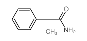 Benzeneacetamide, a-methyl- Structure