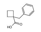 1-Benzylcyclobutanecarboxylic acid Structure
