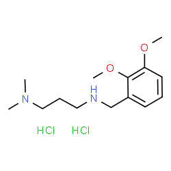 N'-(2,3-Dimethoxybenzyl)-N,N-dimethylpropane-1,3-diamine dihydrochloride Structure