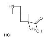 6-氨基-2-氮杂螺[3.3]庚烷-6-羧酸双盐酸盐结构式