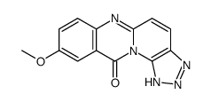 9-Methoxy-1,2,3-triazolo(4',5':5,6)pyrido(2,1-b)quinazolin-11(1H)-one结构式