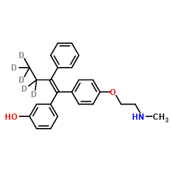 N-Desmethyl Droloxifene-d5结构式