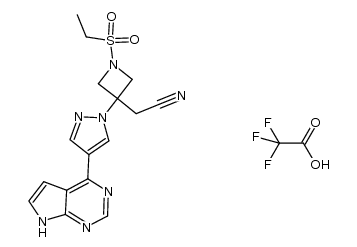 Baricitinib trifluoroacetate Structure