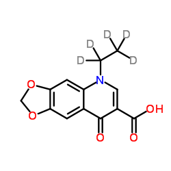 Oxolinic acid-D5 Structure
