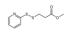 3-(2-pyridylthio)propionic acid methyl ester结构式