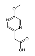 2-(5-methoxypyrazin-2-yl)acetic acid Structure