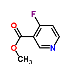 4-氟-3-吡啶羧酸甲酯结构式