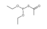 S-acetyl O,O-diethyl phosphorothioite Structure
