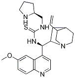N-[(9R)-6'-Methoxycinchonan-9-yl]-N'-[(2S)-2-pyrrolidinylmethyl]thiourea Structure